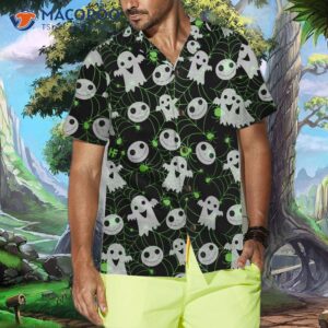 halloween spider web shirt for hawaiian 4