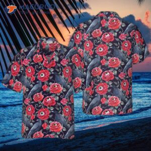 halloween themed hawaiian shirt 0