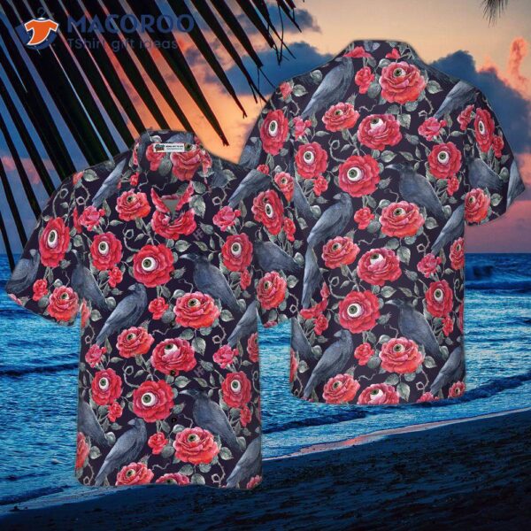 Halloween-themed Hawaiian Shirt