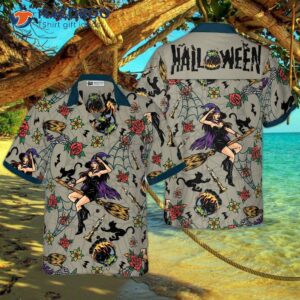 Halloween Witch’s Night Shirt For Hawaiian