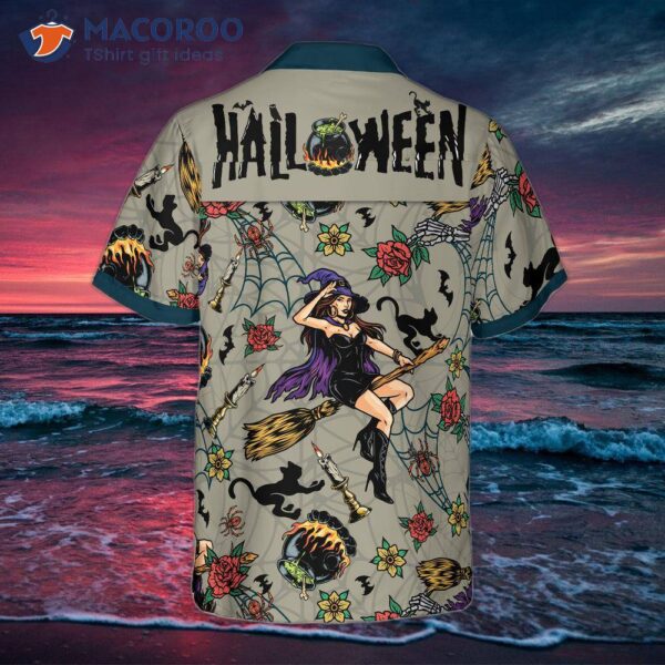 Halloween Witch’s Night Shirt For Hawaiian