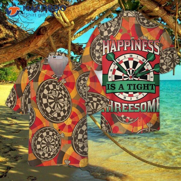 Happiness Is A Tight Threesome In Hawaiian Shirt.