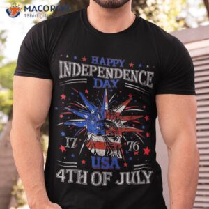Happy 4th Of July American Flag Patriotic Independence Day Shirt