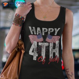 happy 4th of july american flag usa patriotic shirt tank top 4