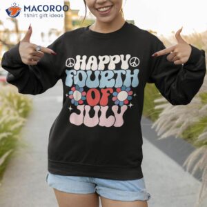 happy 4th of july groovy fourth boys girls shirt sweatshirt 1