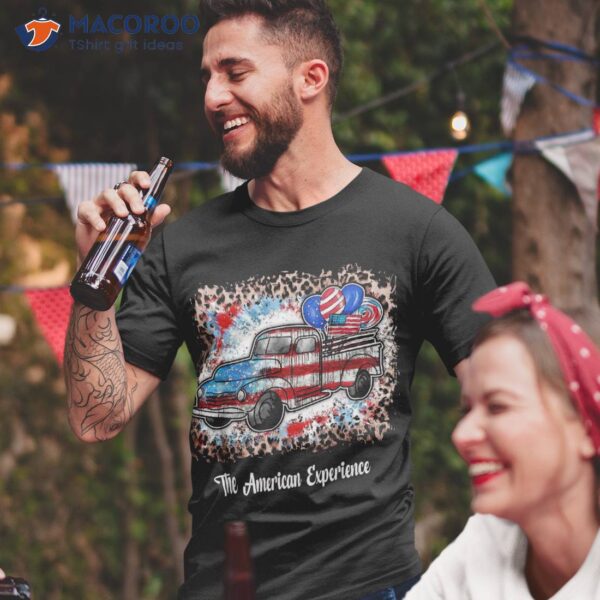 Happy 4th Of July The American Experience Red White Blue Usa Shirt