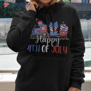 happy 4th of july train cute boys fourth toddler kids shirt hoodie 2