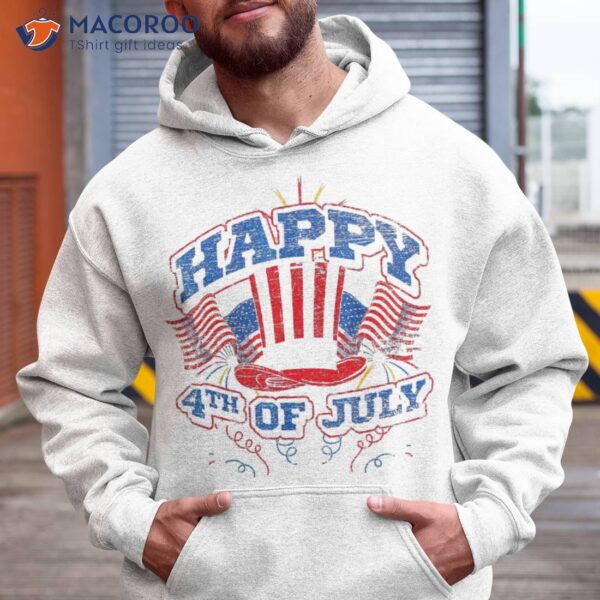 Happy 4th Of July Us Flag Liberty American Shirt