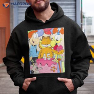 happy birthday garfield 45 old shirt hoodie