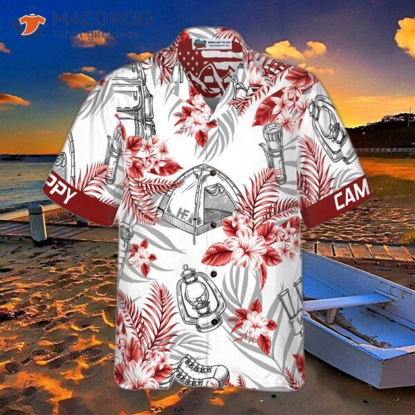 Happy Camper Hawaiian Shirt