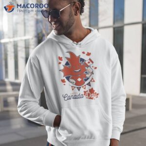 happy canada day with maple leaves shirt hoodie 1