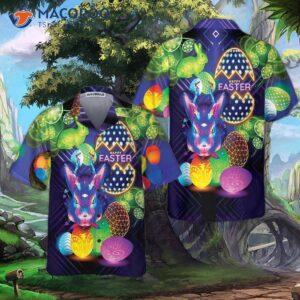 happy easter hawaiian shirt bunny funny and gift ideas 0
