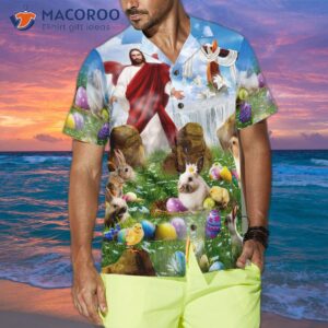 happy easter jesus is risen hawaiian shirt 6