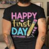 Happy First Day Let’s Do This Welcome Back To School Teacher Shirt