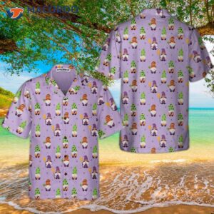 happy halloween gnomes hawaiian shirt funny best gift for 2