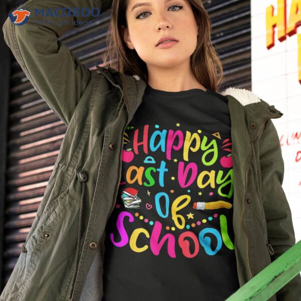 Happy Last Day Of School Hello Summer Teacher Student Shirt