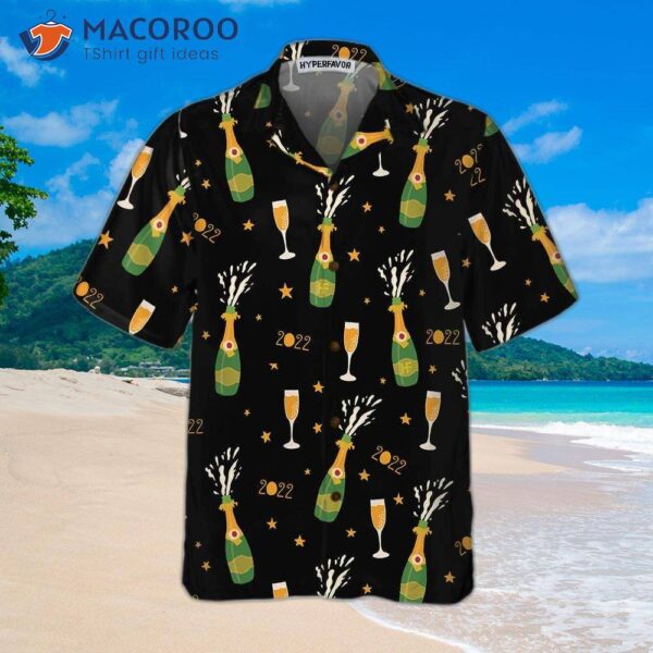 Happy New Year Hawaiian Shirt, Cool Short-sleeved Year’s Eve Shirt For And