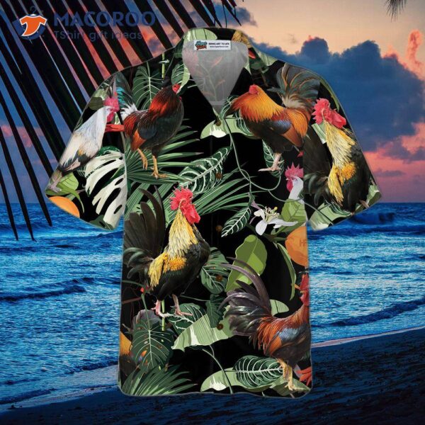 Happy Rooster Hawaiian Shirt