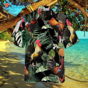 happy rooster hawaiian shirt 2