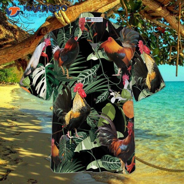 Happy Rooster Hawaiian Shirt