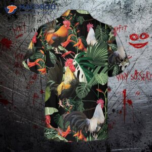 happy rooster hawaiian shirt 3