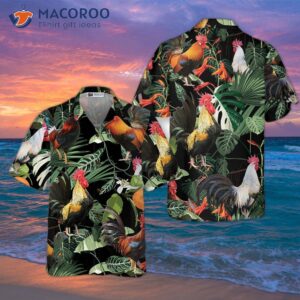 happy rooster hawaiian shirt 5