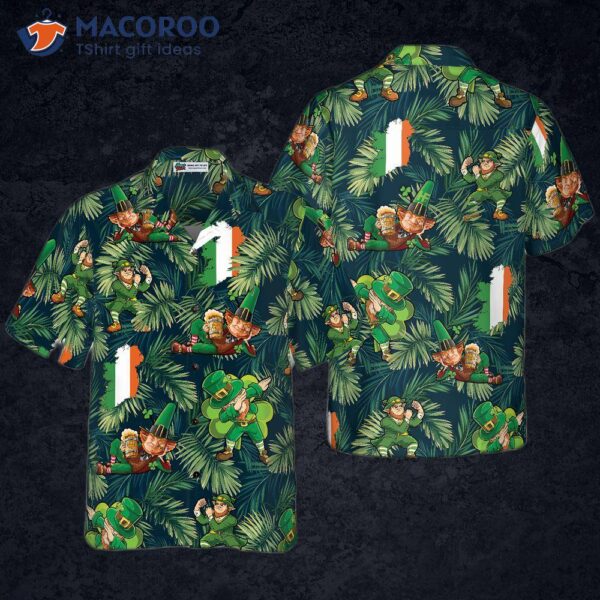 Happy Saint Patrick’s Day Irish Leprechaun Hawaiian Shirt