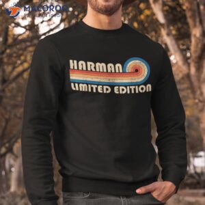 harman surname retro vintage 80s 90s birthday reunion shirt sweatshirt