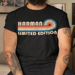harman surname retro vintage 80s 90s birthday reunion shirt tshirt