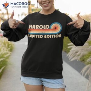 harold surname retro vintage 80s 90s birthday reunion shirt sweatshirt