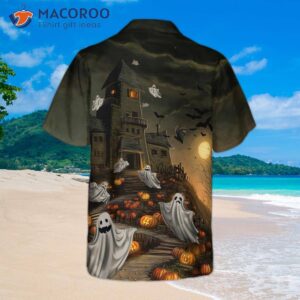 “haunted House Ghost Halloween Hawaiian Shirt, Shirt For And “