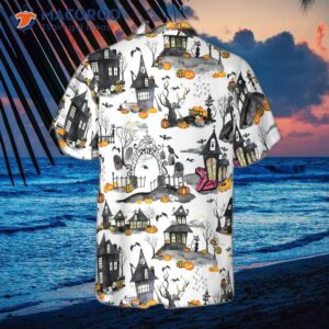 “haunted House Halloween Hawaiian Shirt, Shirt For And “