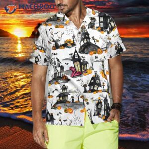 haunted house halloween hawaiian shirt shirt for and 3