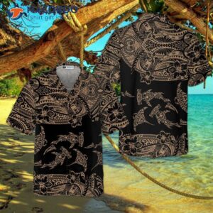 hawaii polynesian pattern hawaiian shirt 3