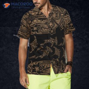 hawaii polynesian pattern hawaiian shirt 4