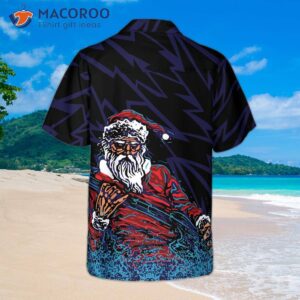 hawaiian shirts rock santa shirt short sleeve christmas idea gift for and 1