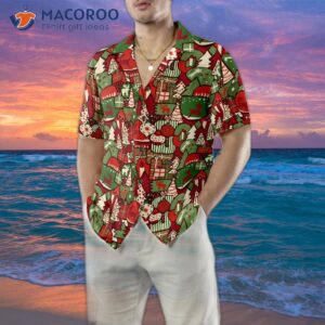 hawaiian shirts with a christmas gift pattern short sleeve an ideal for and 4