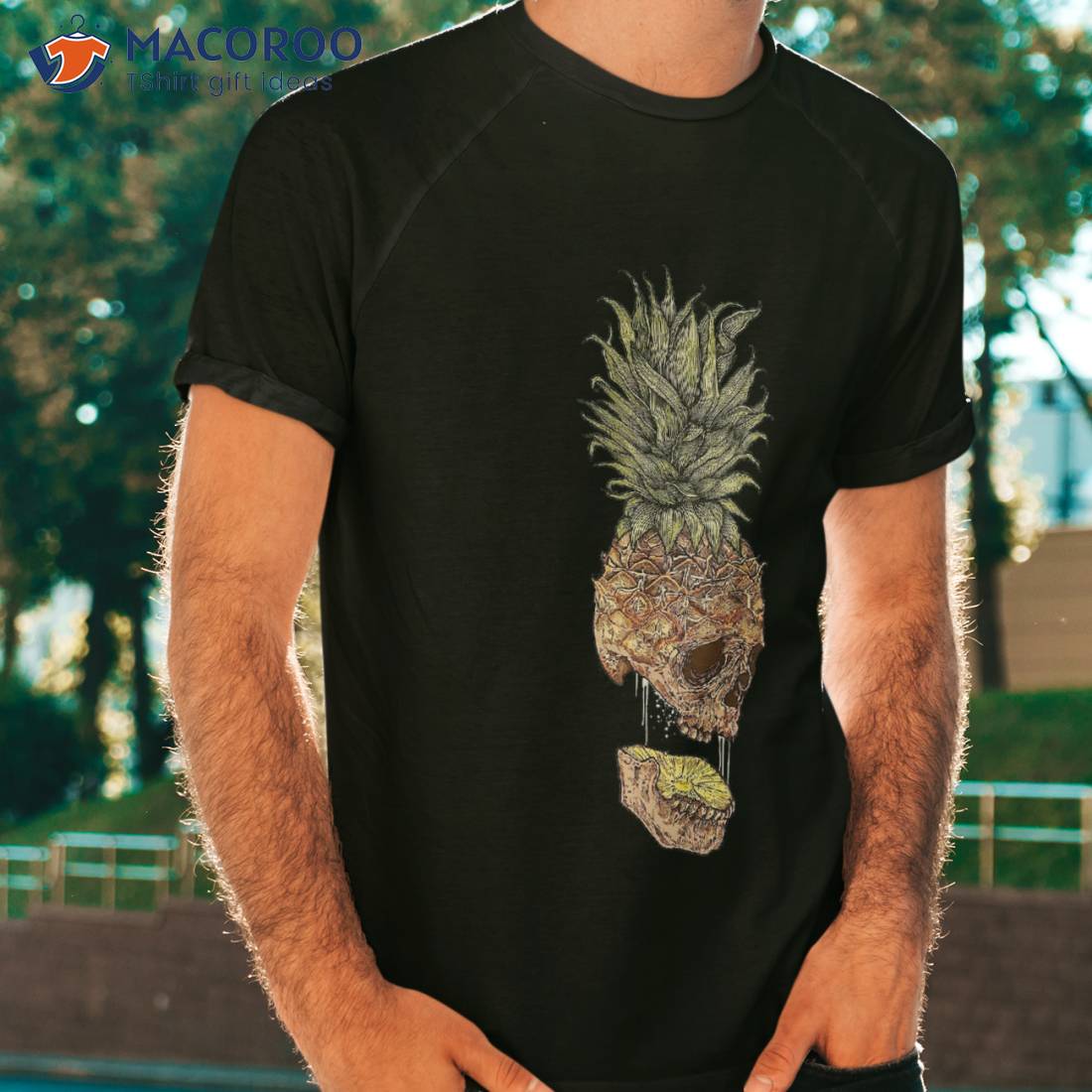 Pineapple Hawaiian Shirt Gun Skull Pineapple Hawaiian Aloha Beach Shirt -  Trendy Aloha