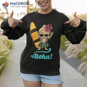 hawaiian surfing buddha aloha hawaii beach yoga shirt sweatshirt 1