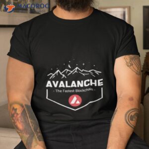 he fastest blockchain the avalanches shirt tshirt