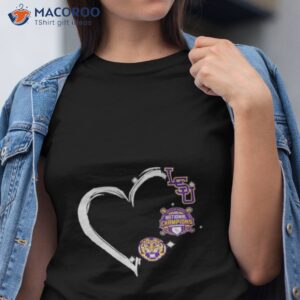 heart lsu tigers 2023 ncaa baseball national champions shirt tshirt