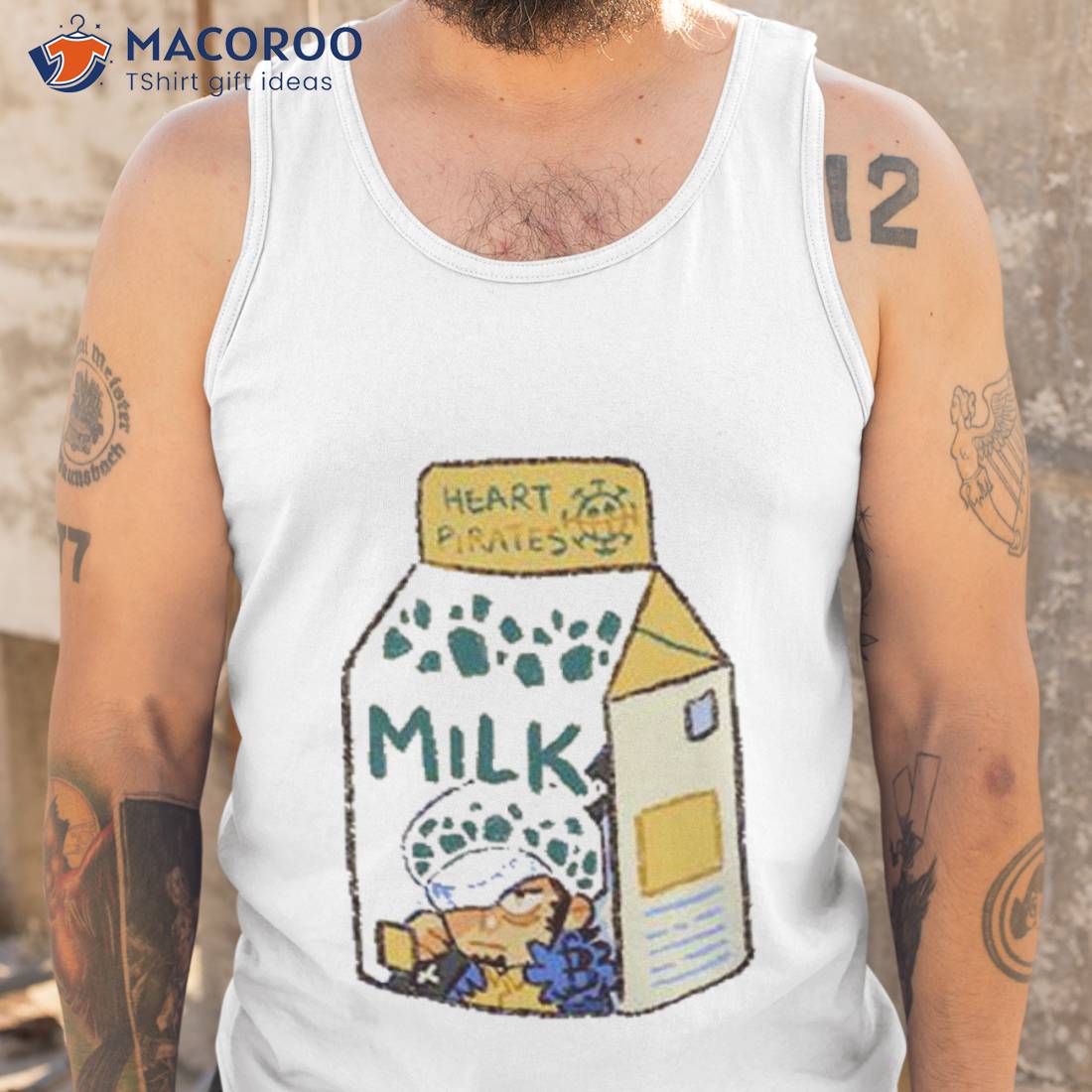 Heart Pirates Milk One Piece Trafalgar Law Shirt Heart Pirates Milk One Piece Trafalgar Law Shirt