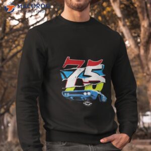 heather gray nascar 75th anniversary 2023 t shirt sweatshirt