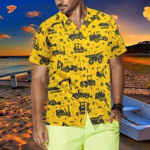 heavy tractor hawaiian shirt 3