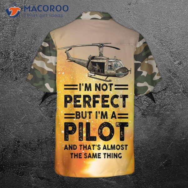 Helicopter Pilot Hawaiian Shirt For , With Design