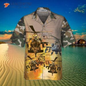 helicopter pilot hawaiian shirt for with design 2