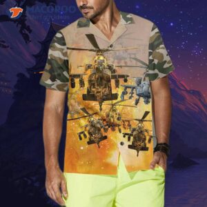 helicopter pilot hawaiian shirt for with design 3