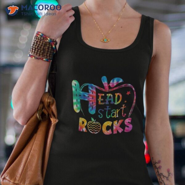 Hello Head Start Rock Tie Dye Back To School Teacher Shirt