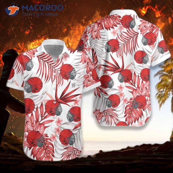 Hello Hockey Hawaiian Shirt