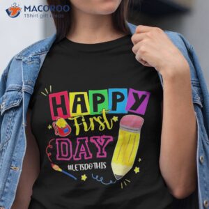 hello kindergarten teacher student team happy back to school shirt tshirt 2